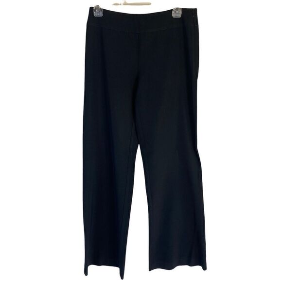 Eileen Fisher Womens Sz XS Black Trousers Waist Side Zip Dress Pants - Picture 4 of 8